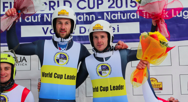 Patrick Pigneter und Florian Clara auf dem Podium (Foto: Peter Maurer)