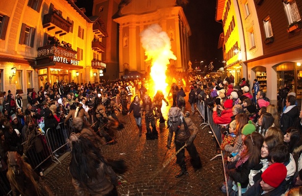 Krampusse in Toblach (Fotos: Wisthaler)