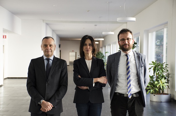 Marco Gobbetti, Raffaella Di Cagno und Emanuele Boselli (v.l.n.r.) 