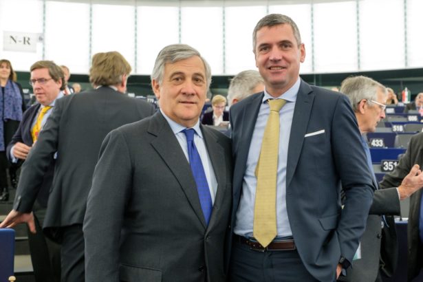 Antonio Tajani und Herbert Dorfmann