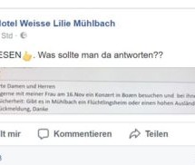 „Gibt es ein Flüchtlingsheim?“