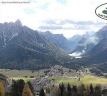 Waldbrand in Toblach