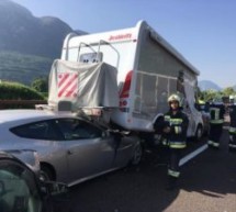 Auffahrunfall auf Autobahn