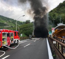 Brand im Tunnel