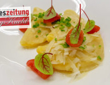 Kartoffelteigtaschen mit Sauerkraut