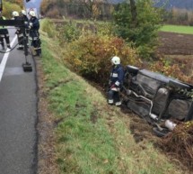 Auto im Straßengraben