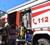 Brand auf Balkon