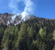 Waldbrand in Passeier
