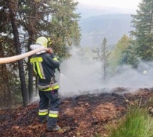 Waldbrand in Gröden