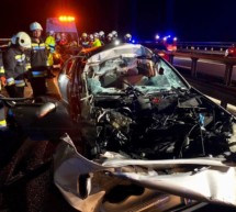 Schwerer Unfall auf der Autobahn