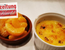 Crème brûlée mit Mandarinen