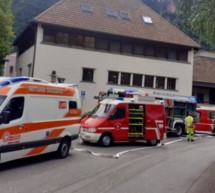 Brand im Postamt