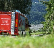 Waldbrand in Afers