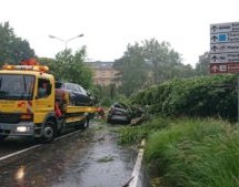 Sturm wütet in Meran