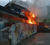 Brand in Kläranlage