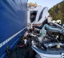 Crash auf der Autobahn