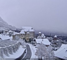 Schnee bis ins Tal