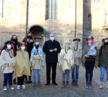 Sternsinger beim Bischof