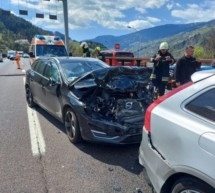 Crash auf der Autobahn