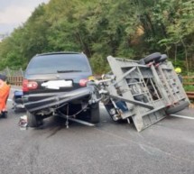 Crash auf der Autobahn