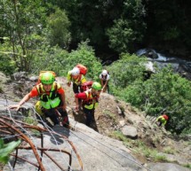 Kletterer stürzt in Bachbett