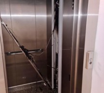 Brand im Aufzug