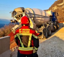 Betonmischer in Not