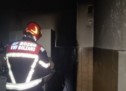 Küche in Flammen