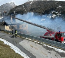 Wohnhaus in Vollbrand