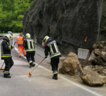 Steinschlag auf Grödner Straße