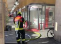 Brand im Sparkasse-Keller