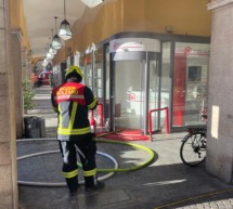 Brand im Sparkasse-Keller