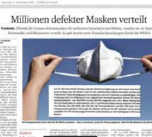 Die defekten Masken