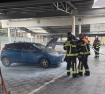 Brand im Parkhaus