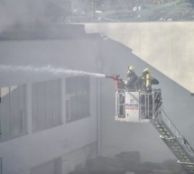 Flammen in Tischlerei