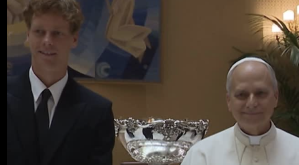 Jannik  & der Papst